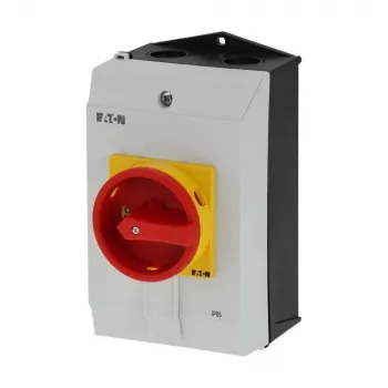 Eaton P1-40/I2H/SVB Γενικός διακόπτης με λειτουργία έκτακτης ανάγκης, κλειδώσιμος, 40 A, 690 V, 3πολικός, μετωπική τοποθέτηση, IP65 199922