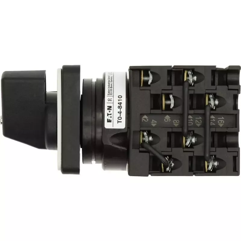 Eaton T0-4-8410/E τριπολικός διακόπτης, μαύρος/μεταλλικός 024604