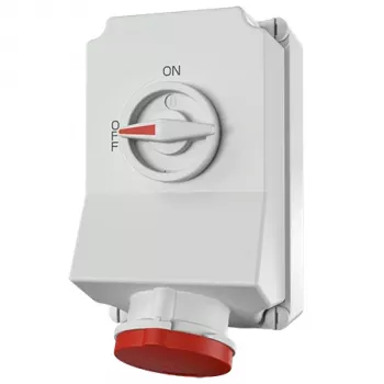 MENNEKES DUO επιτοίχια πρίζα 63A 5-πολική 6h 400V IP44 5959A