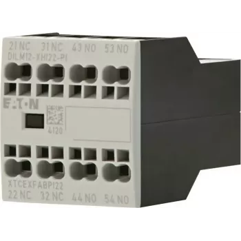 Eaton DILM12-XHI22 Βοηθητικό μπλοκ επαφών, 2NO+2NC, μπροστινή τοποθέτηση, βίδες, για ρελέ DILM7-150 199458