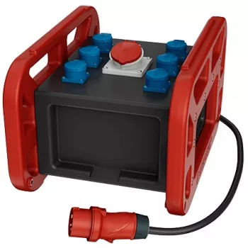 MENNEKES EverBOX GRIP φορητό κουτί διανομής ρεύματος 32A 5-πολικό 400V με ρελέ διαφυγής και μικροαυτόματους, καλώδιο 2m 9502985RT