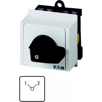 Eaton T0-3-8222/IVS 3-πολικός διακόπτης με έκκεντρο, 20A, μαύρο/λευκό 060205