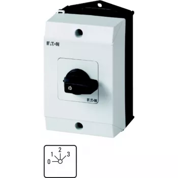 Eaton T0-2-8241/I1 1-πολικός γενικός διακόπτης, 20 A, 690 V AC, μαύρο/λευκό 207107
