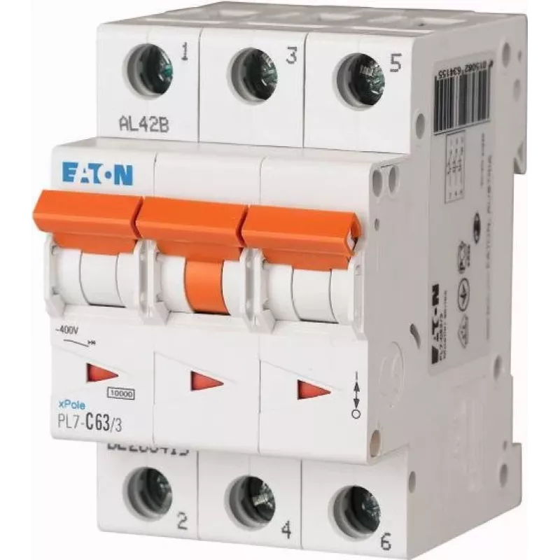 Eaton PXL-C63/3 Μικροαυτόματος 3-πολικός C 63A 6kA 236432