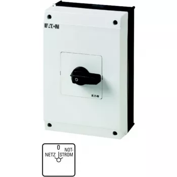 Eaton T5B-4-8902/I4 4-πολικός διακόπτης με έκκεντρο, 20 A, 690 V AC, μαύρο/λευκό 207237