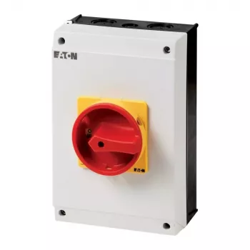 Eaton P3-63/I4/SVB/N 3-πολικός γενικός διακόπτης με λειτουργία έκτακτης ανάγκης, 63 A, κόκκινο/κίτρινο 207349