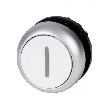Eaton M22-DR-W-X1 Επίπεδος λευκός μηχανισμός μπουτόν με ασφάλιση, 22,5 mm, IP67/IP69K