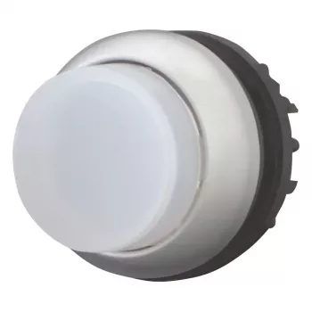 Eaton M22-DRLH-W φωτιζόμενο μπουτόν, λευκό, 1NO, 22,5 mm, 12-30 V AC/DC LED 216788