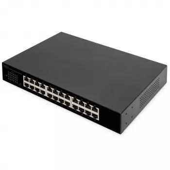 DIGITUS DN-80113-1 Switch Gigabit 24 θυρών, τοποθέτηση σε rack 19 inch, 48 Gbps, unmanaged