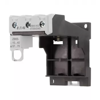 Eaton ZB65-XEZ βάση ρελέ προστασίας κινητήρα, τοποθέτηση σε ράγα DIN/βίδες, 3-πολικό, 690V AC 278474