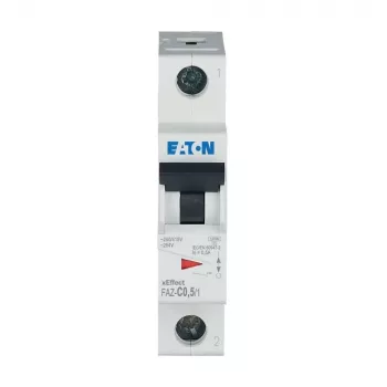 Eaton FAZ-C0,5/1 διακόπτης προστασίας γραμμής (MCB) 1-πολικός C 0,5A 10kA 278544