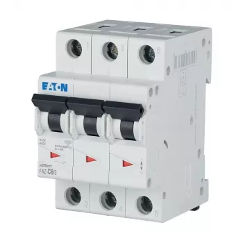Eaton FAZ-C6/3 Αυτόματο προστασίας γραμμής (MCB) 6 A 3πολικό με χαρακτηριστική C, 6 kA 278867