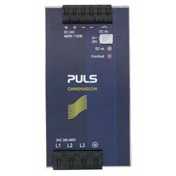PULS DIMENSION QT20.241 Τροφοδοτικό ράγας DIN 3 φάσεων 24V DC 20A 480W