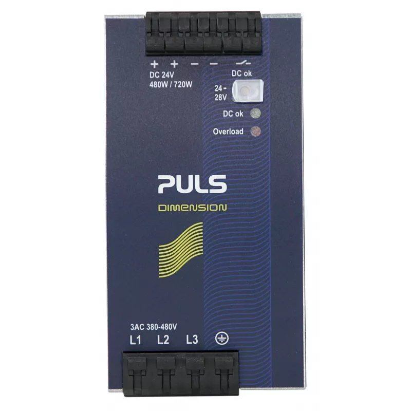 PULS DIMENSION QT20.241 τριφασικό τροφοδοτικό ράγας DIN, 24 V DC, 20 A