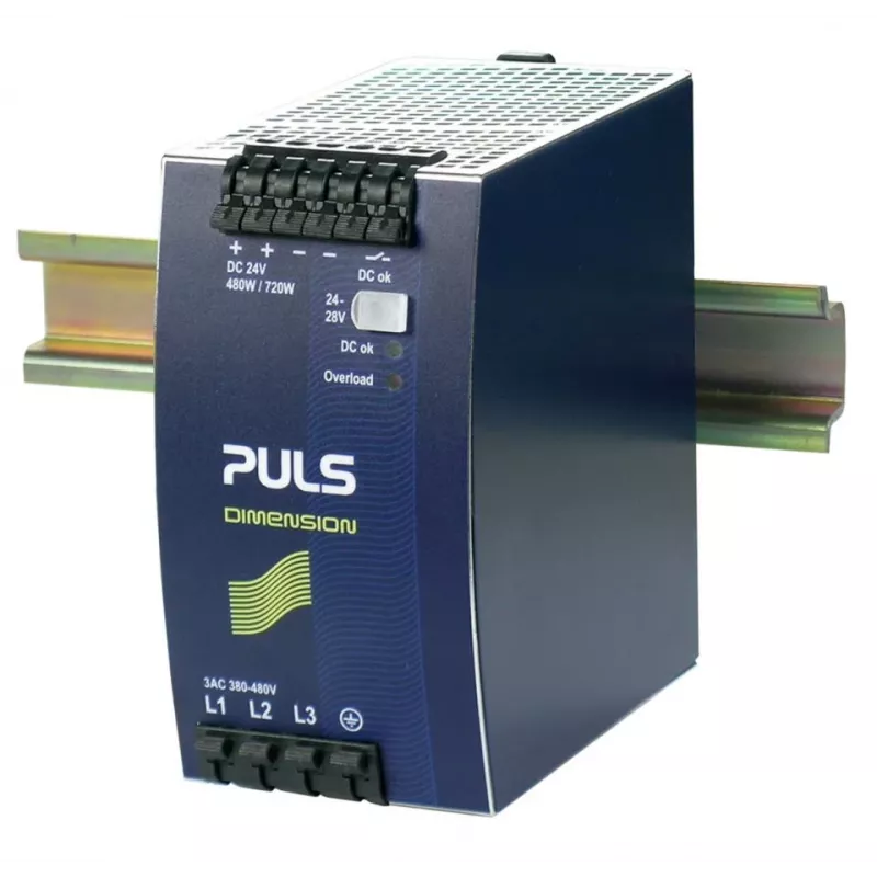PULS DIMENSION QT20.241 τριφασικό τροφοδοτικό ράγας DIN, 24 V DC, 20 A