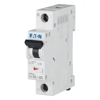Eaton FAZ-C6/1-DC Μικροαυτόματο προστασίας γραμμής 1πολικό 6A τύπου C 110V DC 279125