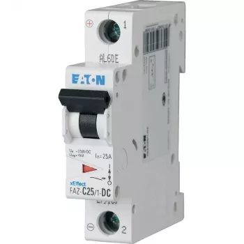 Eaton FAZ-C6/1-DC Μικροαυτόματο προστασίας γραμμής 1πολικό 6A τύπου C 110V DC 279125
