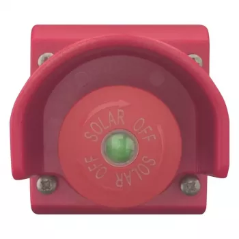 Eaton M22-SOL PV διακόπτης απομόνωσης χειρισμού, 230V AC, 6A, 1NO+1NC, IP67/IP69K, με δακτύλιο προστασίας 150644