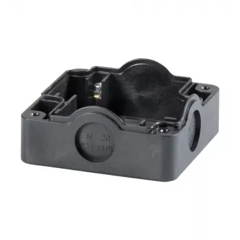 Eaton 229753 πλάκα βάσης για κουτί διακοπτών, βιδωτή τοποθέτηση, μαύρο, 85 x 85 x 101 mm