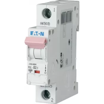 Eaton PXL-B2/1 διακόπτης προστασίας γραμμής τύπου B, 1-πολικός, 2 A, 10 kA, ράγα DIN 236005