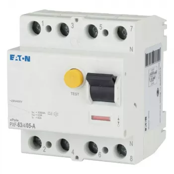 Eaton PXF-63/4/05-A Ρελέ διαφυγής (RCCB), 4-πολικό, 63 A, 50 mA, Type A 236805