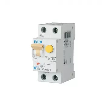 Eaton PXK-B13/1N/003-A RCBO, 13 A, 30 mA, 1P+N, χαρακτηριστική B, 10 kA, 230 V AC, ράγα DIN, 2 μονάδες 236947