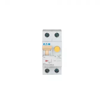 Eaton PXK-B13/1N/003-A RCBO, 13 A, 30 mA, 1P+N, χαρακτηριστική B, 10 kA, 230 V AC, ράγα DIN, 2 μονάδες 236947