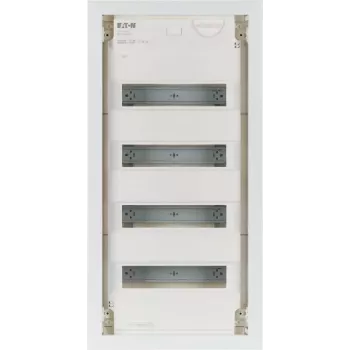 Eaton KLV-48HWP-F Ερμάριο διανομής χωνευτό, 4 σειρές, 48 μονάδες, λευκή χαλύβδινη πόρτα 178812