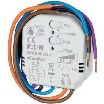 Eaton xComfort CDAU-01/04-I Ασύρματος ροοστάτης, χωνευτός, 1-κάναλο, 400W 182444