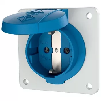 Mennekes 11031F επιτοίχια πρίζα Schuko, 16 A, 230 V, IP54, μπλε