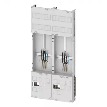 Eaton ZSD-Z27A1332 πίνακας μετρητή με πίνακα διανομής, 1 θέση μετρητή, 1 πεδίο διανομής, 63 A, 5πολική μπάρα συλλογής, 7 σειρές, 12 TE ανά σειρά, προκαλωδιωμένος 260411