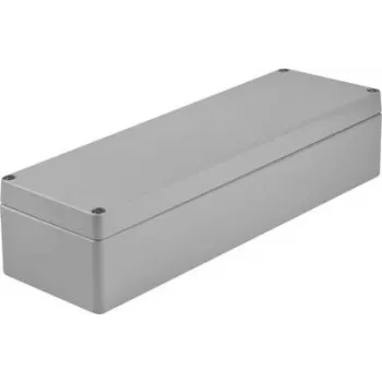 Bopla γενική θήκη 360 x 120 x 81 mm αλουμίνιο ασημί γκρι (RAL 7001) A 124 01124000.H