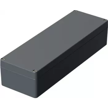 Bopla γενική θήκη 360 x 120 x 81 mm αλουμίνιο ασημί γκρι (RAL 7001) A 124 01124000.H