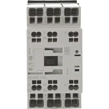 Eaton DILM38-11(RDC24) 3πολικός επαφέας, 38 A AC-3, πηνίο 24 V DC, 1NO+1NC 199298