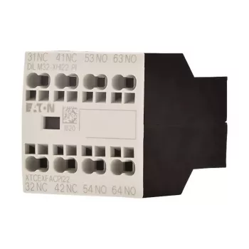 Eaton DILM32-XHI22 μπλοκ βοηθητικών επαφών, 2NO+2NC, μπροστινή τοποθέτηση, ακροδέκτες βίδας 199311