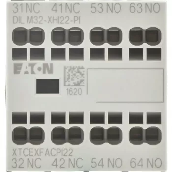 Eaton DILM32-XHI22 μπλοκ βοηθητικών επαφών, 2NO+2NC, μπροστινή τοποθέτηση, ακροδέκτες βίδας 199311