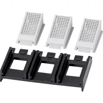 Eaton NZM1-XIPK κάλυμμα ακροδεκτών για διακόπτες ισχύος NZM1, PN1, N1, 3-πολικό, IP20 μπροστά / IP40 πίσω, μαύρο/γκρι, 90 mm 266744