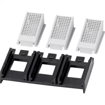 Eaton NZM1-XIPK κάλυμμα ακροδεκτών για διακόπτες ισχύος NZM1, PN1, N1, 3-πολικό, IP20 μπροστά / IP40 πίσω, μαύρο/γκρι, 90 mm 266744
