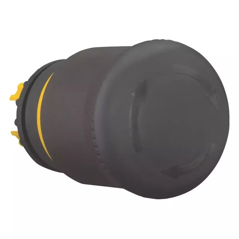 Eaton M22S-PVT μαύρος μηχανισμός μπουτόν μανιταριού, 22mm, στιγμιαίο 271499