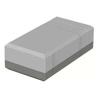 Bopla EG 1240 θήκη γραφείου 125 x 67 x 40 mm πολυστυρένιο ανοιχτό γκρι RAL 7035 32124002