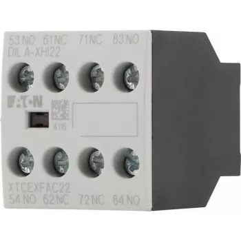 Eaton DILA-XHI22 Μπλοκ βοηθητικής επαφής 2NO+2NC Μπροστινή τοποθέτηση 276426