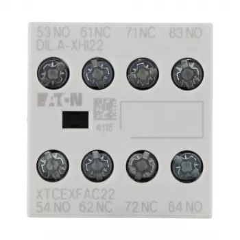Eaton DILA-XHI22 Μπλοκ βοηθητικής επαφής 2NO+2NC Μπροστινή τοποθέτηση 276426