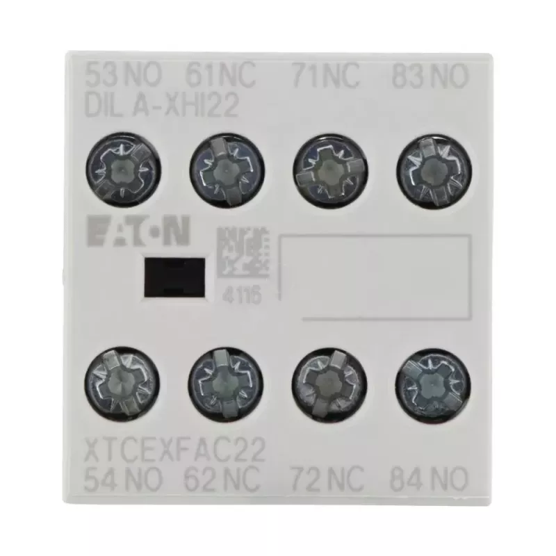 Eaton DILA-XHI22 Μπλοκ βοηθητικής επαφής 2NO+2NC Μπροστινή τοποθέτηση 276426