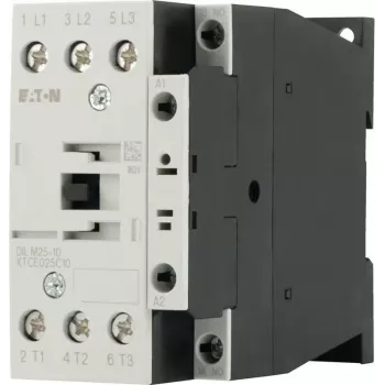 Eaton DILM25-10 24V 50Hz 3πολικό ρελέ ισχύος, 25 A AC-3, 11 kW, 1 NO βοηθητική επαφή, βιδωτοί ακροδέκτες, τοποθέτηση σε ράγα DIN, IP00 277119