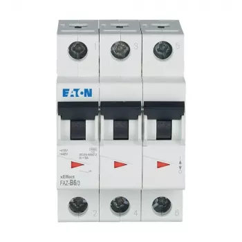 Eaton FAZ-B6/3 Διακόπτης προστασίας γραμμής Type B 6 A 3-πολικός 10 kA 278841
