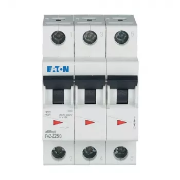 Eaton FAZ-Z25/3 Διακόπτης προστασίας γραμμής 25A 3-πολικός χαρακτηριστική Z 278929