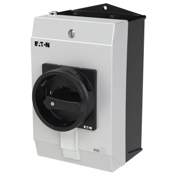 Eaton P1-25/I2H/SVB-SW/HI11 3πολικός γενικός διακόπτης 25A IP65 επιτοίχια τοποθέτηση μαύρο/γκρι 227862
