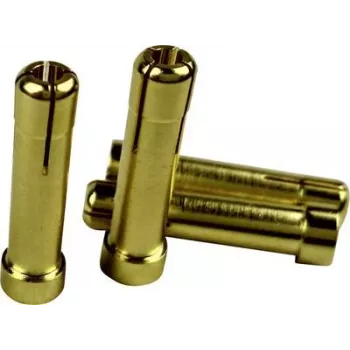Reely βύσμα προσαρμογέα 4mm βύσμα χρυσής επαφής σε 5mm υποδοχή χρυσής επαφής 1605782