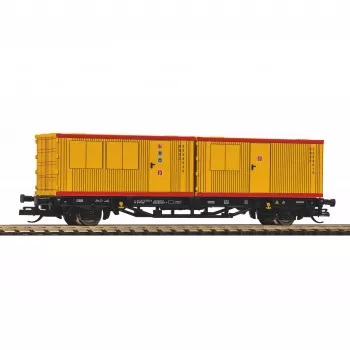 PIKO TT 47729 Πλατφόρμα κοντέινερ με 2x 20ft κοντέινερ, PIKO Rail Service