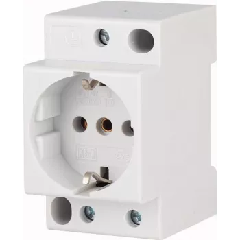 Eaton xPole Πρίζα Schuko για ράγα DIN 16 A 250 V AC χωρίς καπάκι, 2,5 TE, ανοιχτό γκρι 266875